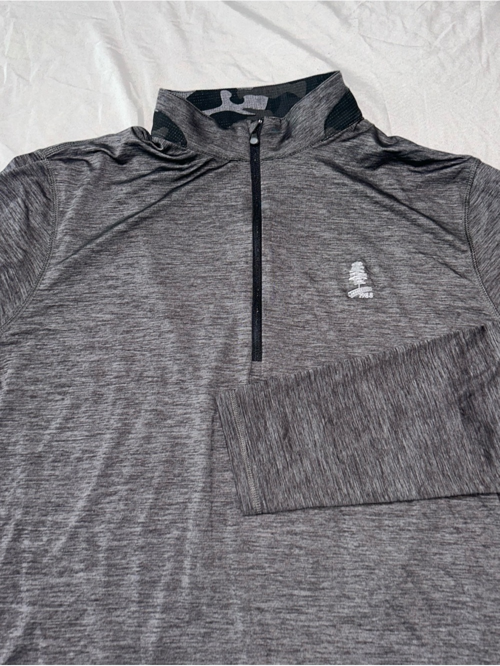 Greyson Guide Sport 1/4 Zip Mens  XL Pullover Dri Fit Classic Performance Gray - Picture 7 of 16